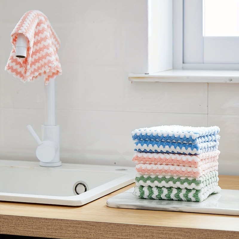 9.84in Quick-dry Towel Dual-use Dishwashing Cloth