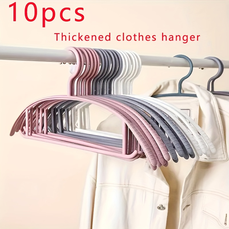 2023 New Portable Small Clothes Hanger Cute Coat Plastic - Temu