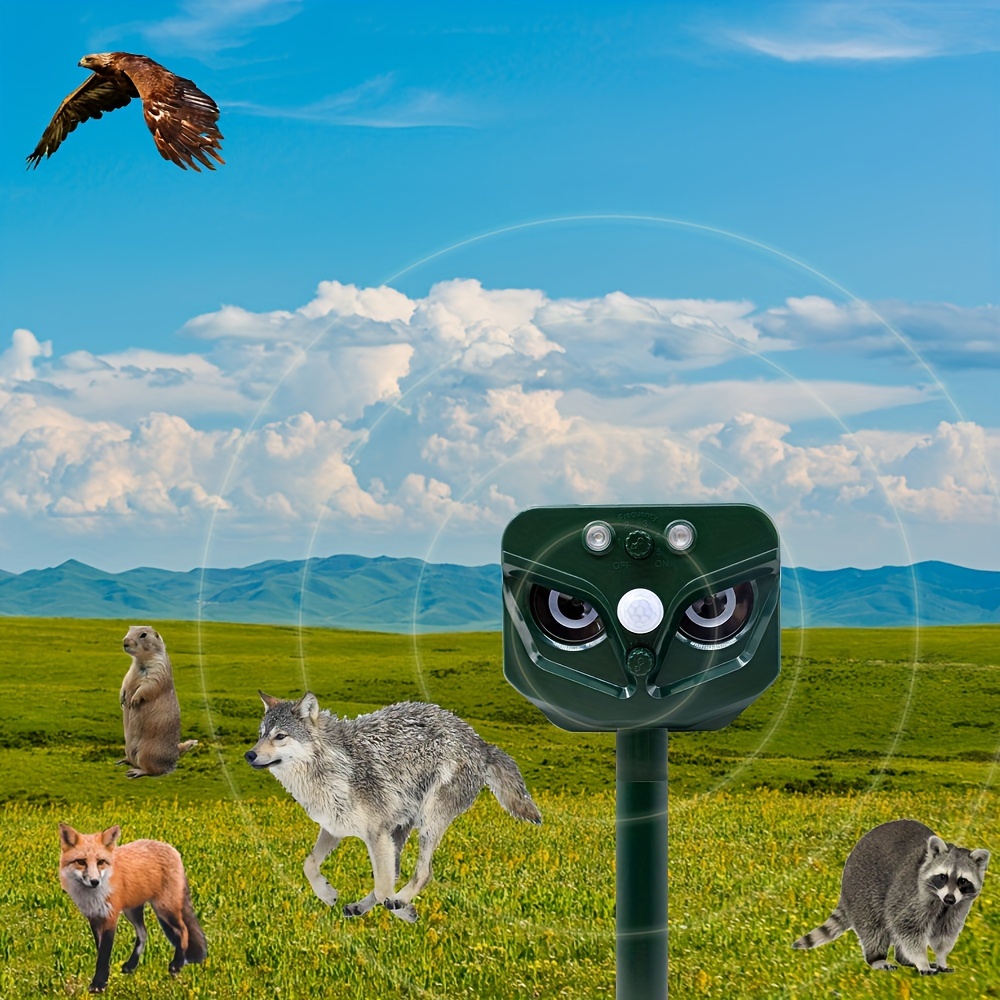 Répulsif solaire pour souris Insecte Animal Marmotte Électronique Oiseau  Répulsif électronique