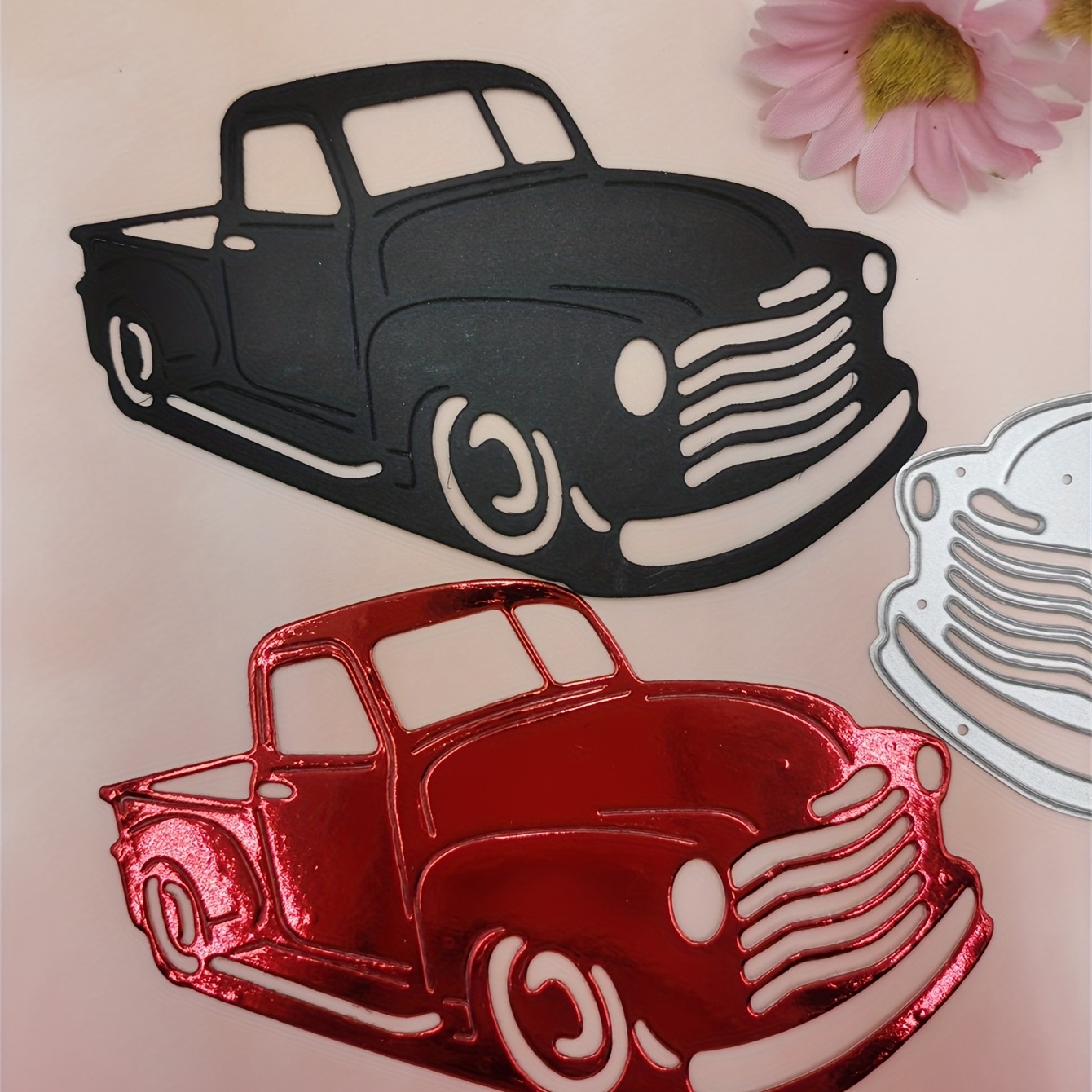 Truck Car Metal Cutting Dies Stencil Greeting Card Diy - Temu