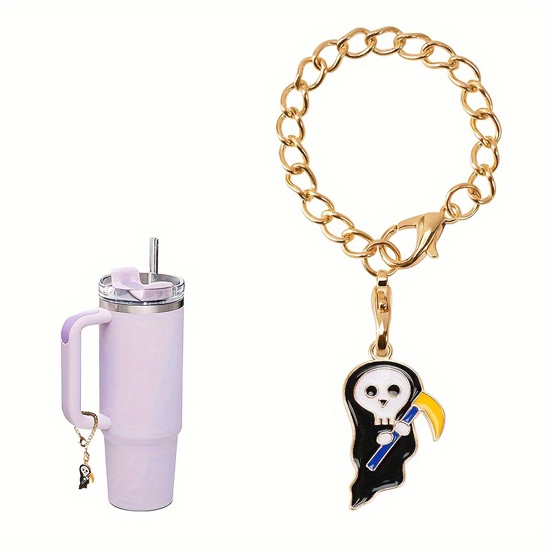 Cute Cartoon Water Bottle Charm Cup Handle Decoration - Temu