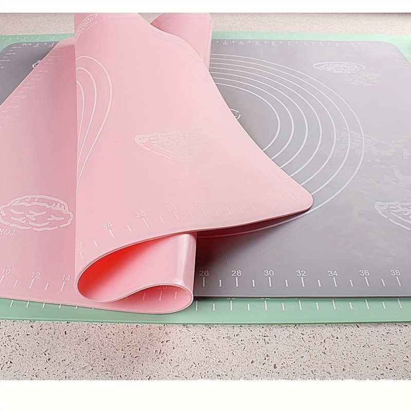 Non stick Silicone Pastry Mat For Baking Rolling Dough And - Temu