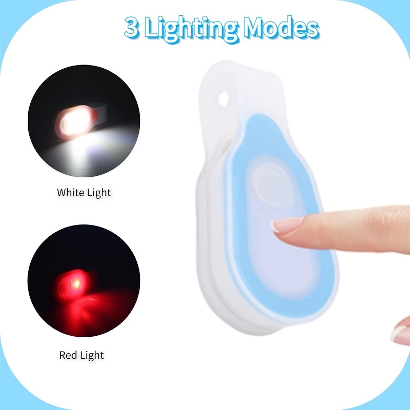 6 Stücke Reflective LED Clip Mit Magnet-Verschluss