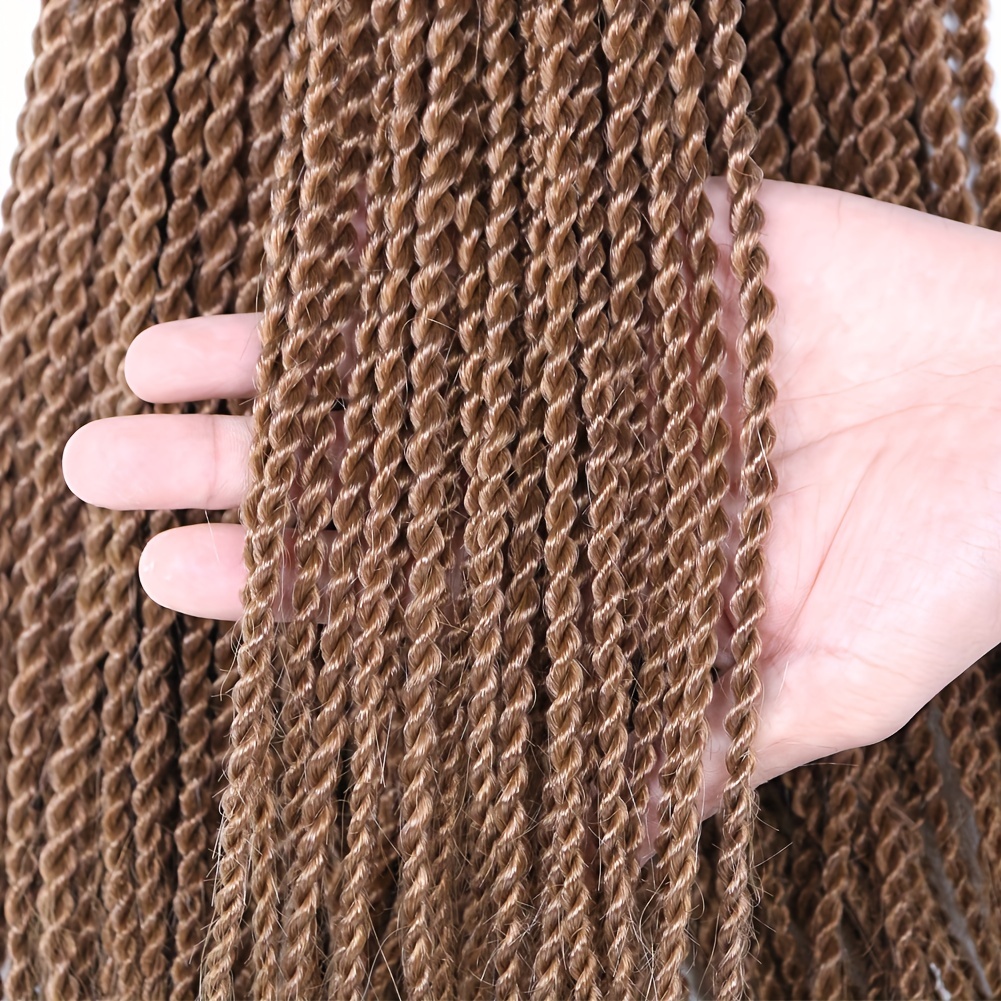 Ombre Senegalese Twist Crochet Hair 22 Inch Braids Over Locs, Pre Lopped  For Womens Small Crocheting From Eco_hair, $7.01