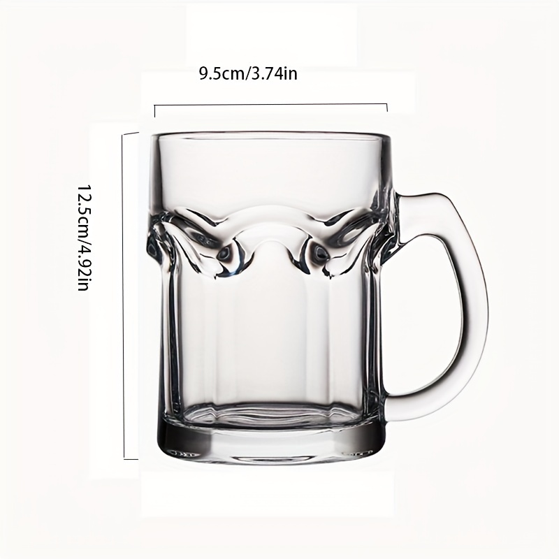 Beer Glass Large Capacity Thick Beer Mug Heat Resistant - Temu