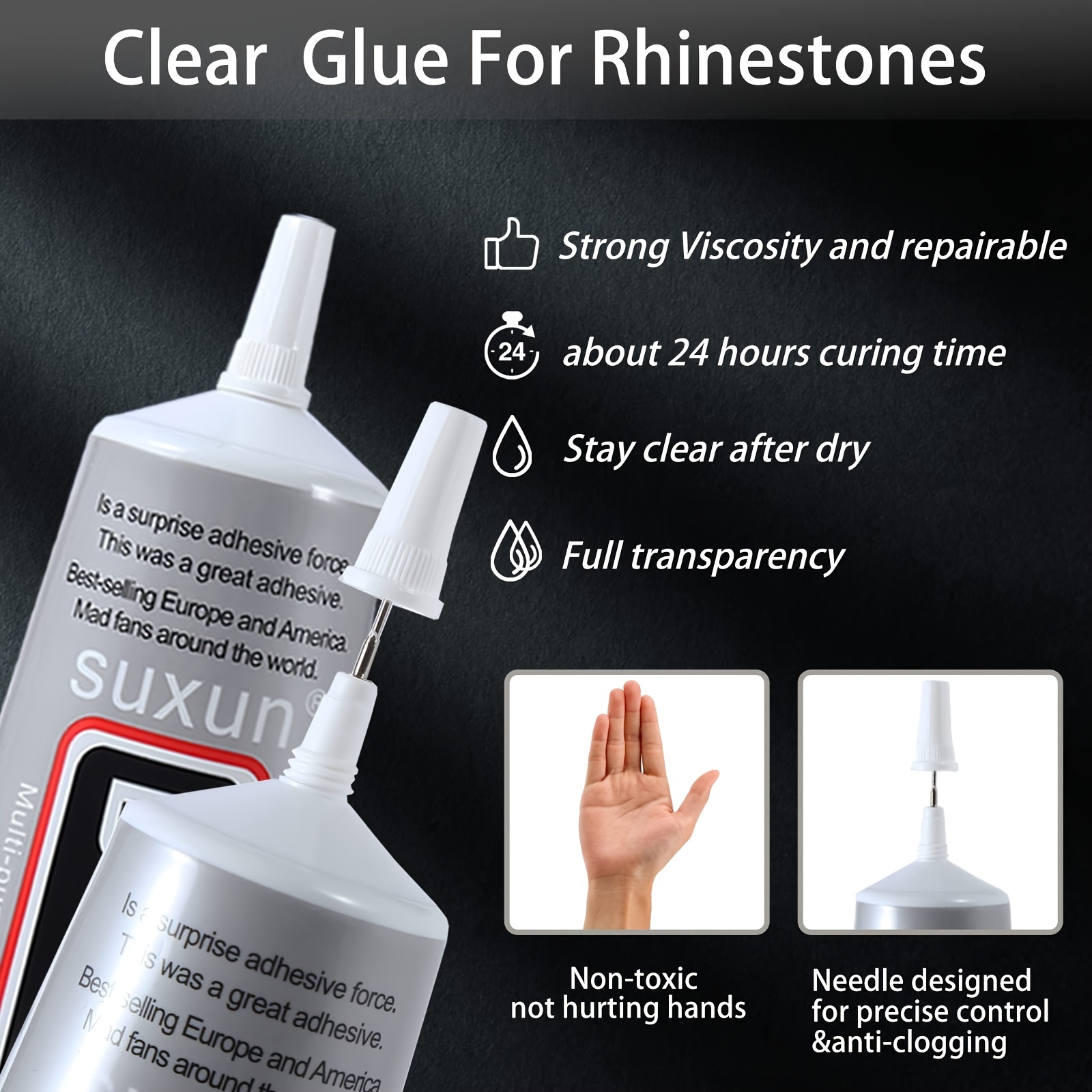 Multipurpose Suxun B7000 Medium Adhesives Transparent Liquid Glue