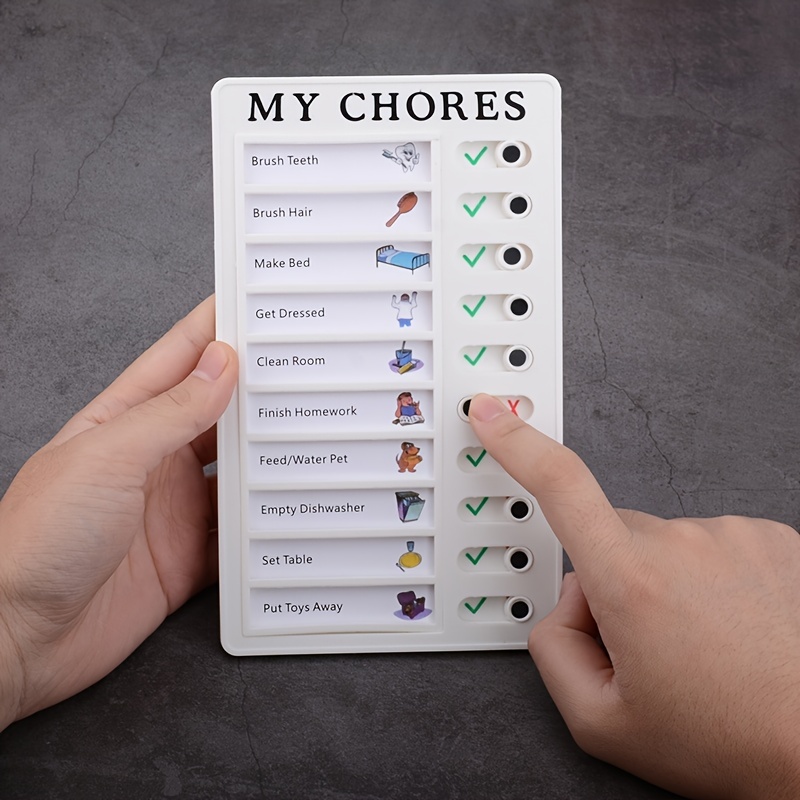 English Self Discipline Puncher Daily Plan Board To Do List RV Checklist