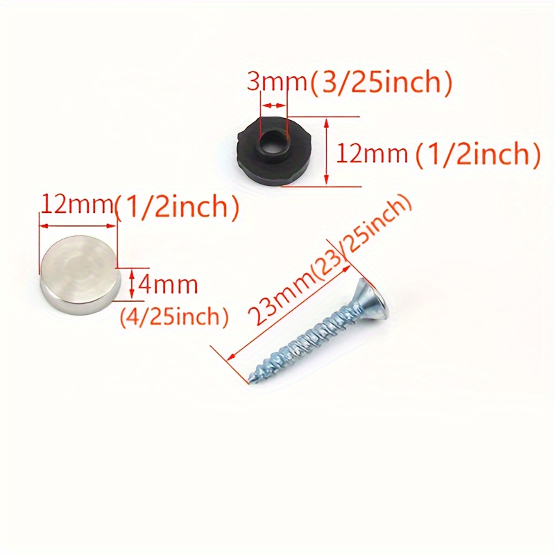 Stainless Steel Plastic Standoff Sign Standoff Mirror Screws - Temu