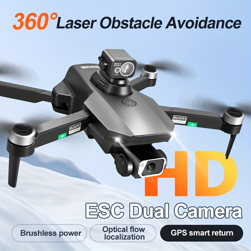 L500 Pro GPS Drone with 4K HD Camera for Adults and Beginners, FPV RC  Quadcopter with Brushless Motor, 5G WIFI Transmission, 2 Batteries, Black 