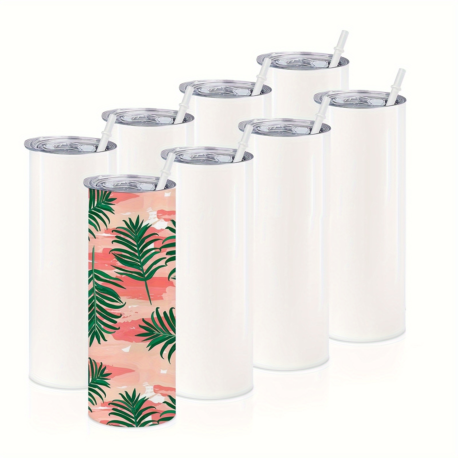 Sublimation Tumblers Blank Straight Skinny With Sublimation - Temu