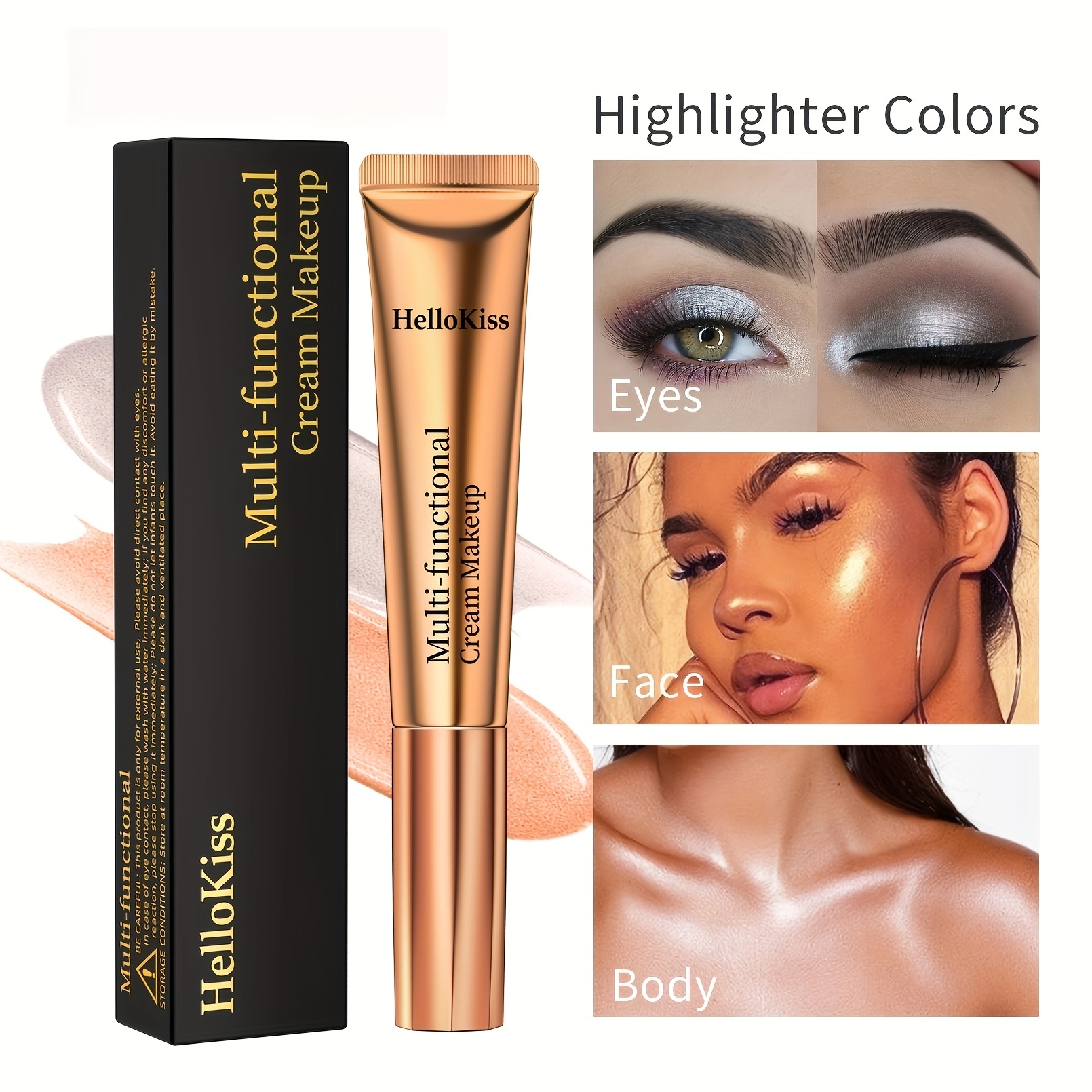 Pearly Blush Pen Highlighter Contouring Pencil Shimmer Blush - Temu