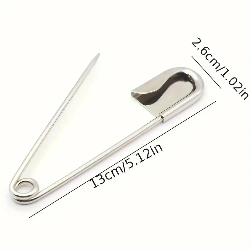 Plus Size Pin Stainless Steel Wire Large Pin Large Buckle - Temu