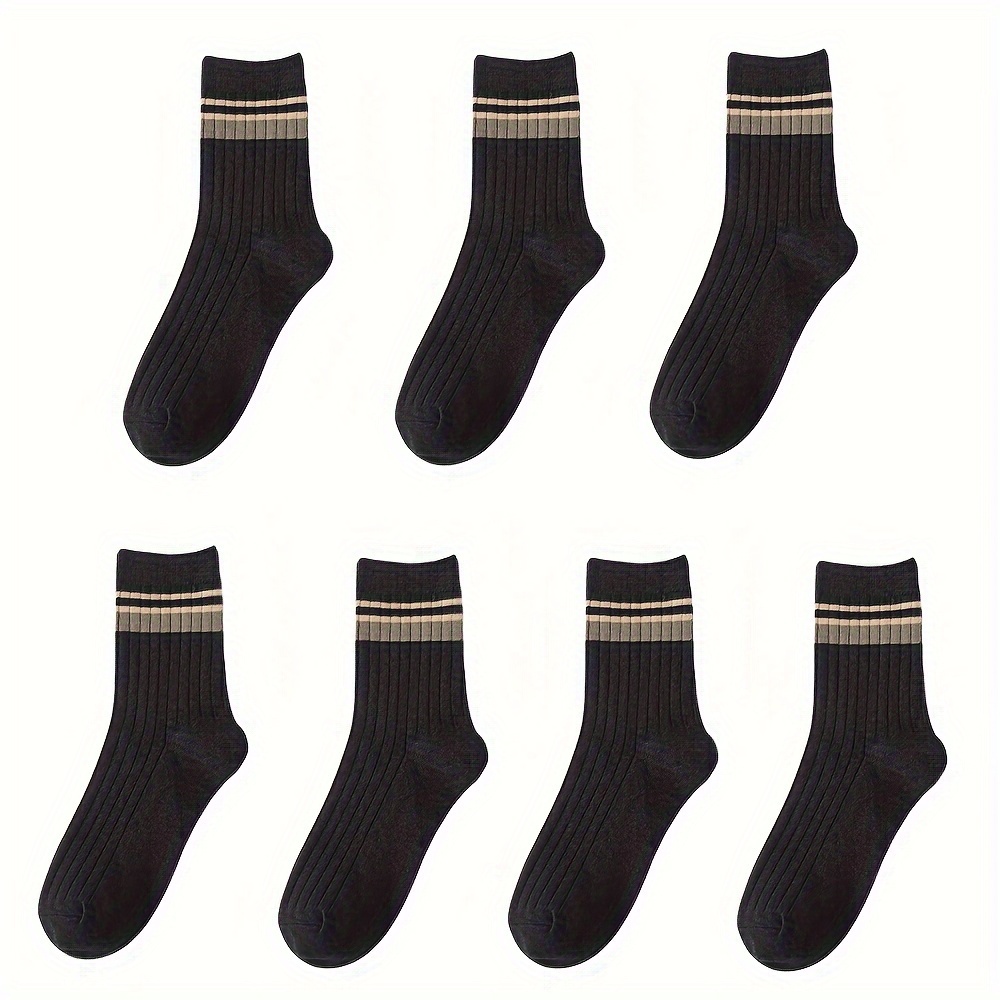 Pack 7 pares calcetines cortos lisos