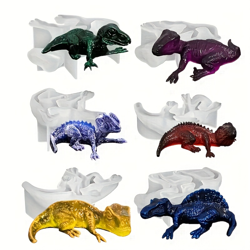 Dinosaur Silicone Mold SOAP Plaster Wax Resin Clay T-REX Dino
