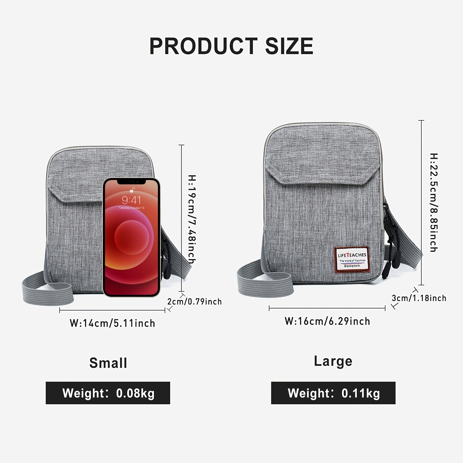 Crossbody Bag For Men,canvas Shoulder Bag For Phone For Passport, Small  Side Bags For Men - Temu Denmark