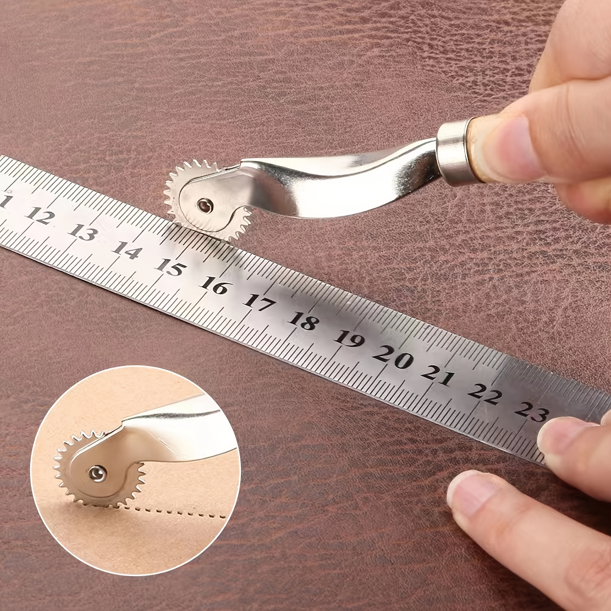 Sewing Wheel Leather Stitch Roulette Marker Leather Tracing Wheel