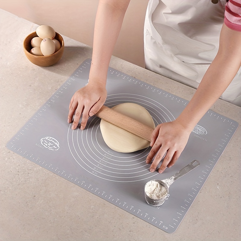 Non-Stick Rolling Dough Mat, Silicone Baking Mat with Measurement