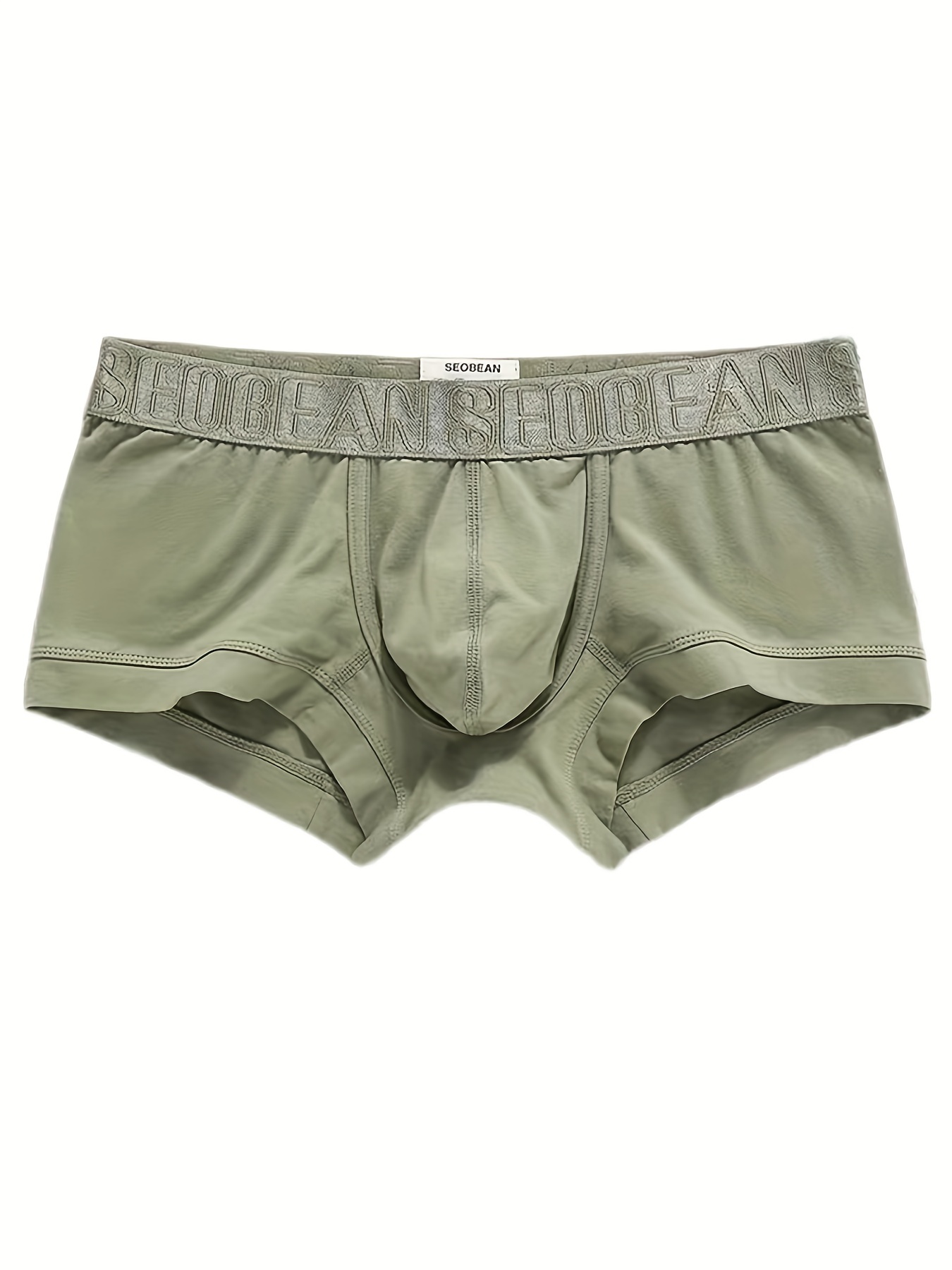 Men's Trendy Underwear Sexy Low Waist Briefs Breathable - Temu