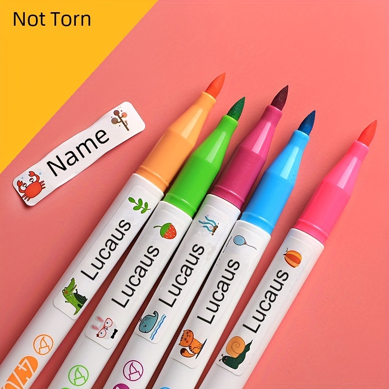 Name Tag Stickers, Customized Stickers, Waterproof Personalized Labels,  Children School Stationery Water Bottle Pencil Name Stickers - Temu