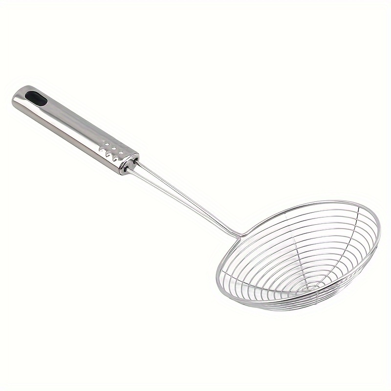 3 Sizes Stainless Steel Spider Strainer Skimmer Spoon Long Handle