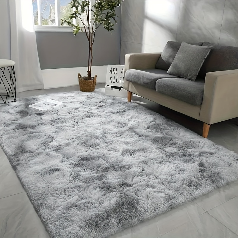 Gorilla Grip Fluffy Faux Fur Rug, Machine Washable Soft Furry Area