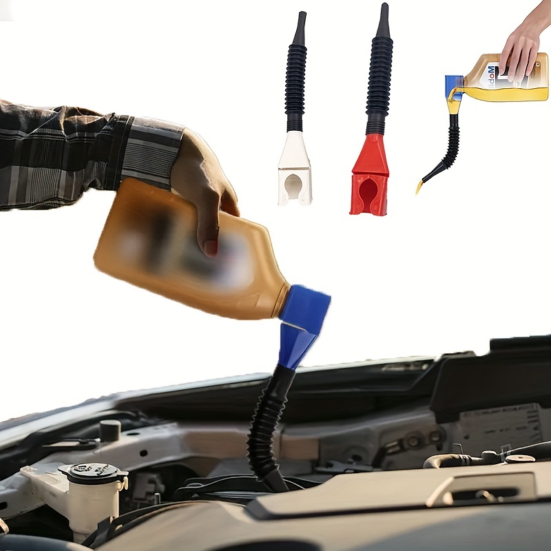 Universal Auto KFZ Motor Öl Einfüllhilfe Einfülltrichter