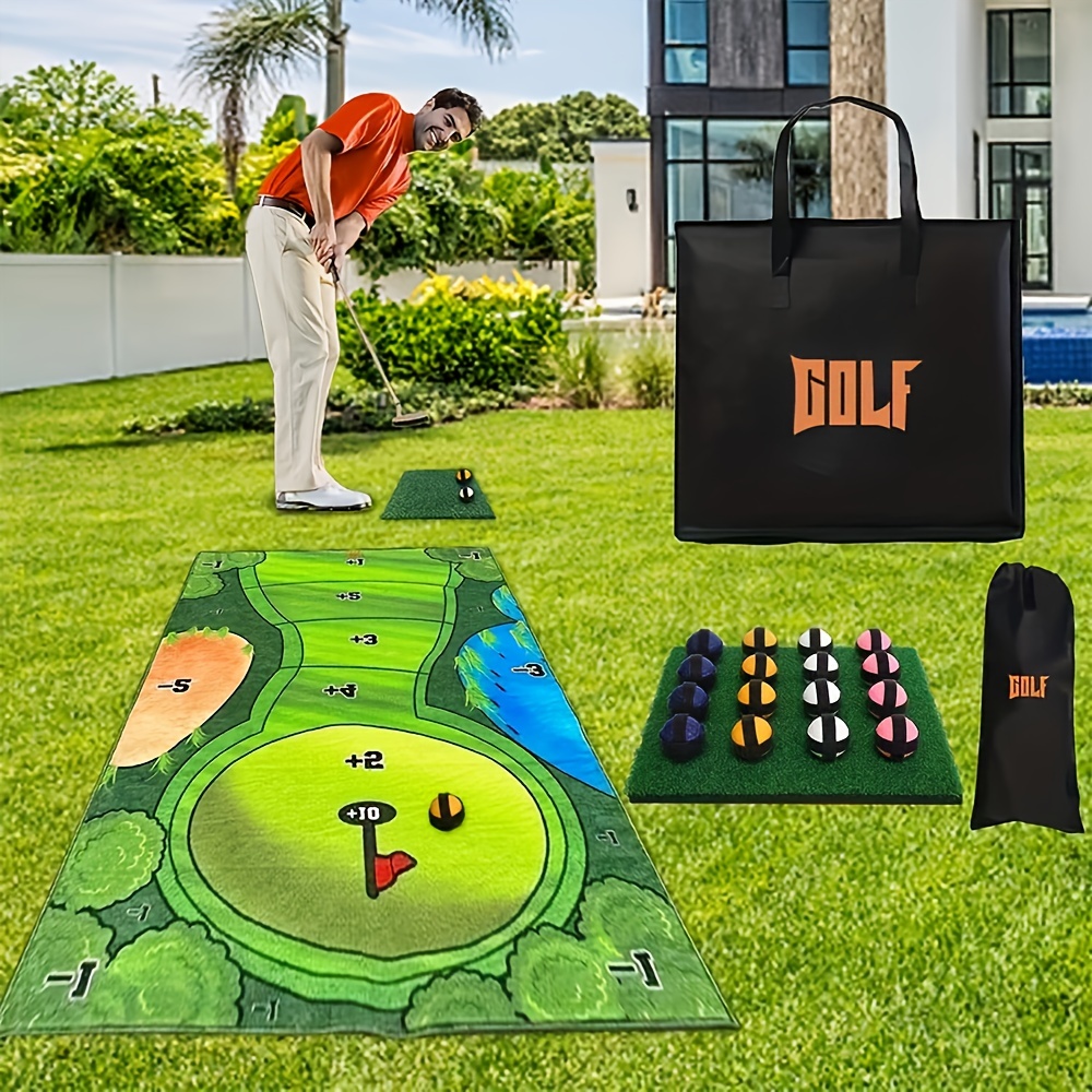  Battle Royale Golf Game Set Chipping Practice Mats 6x4