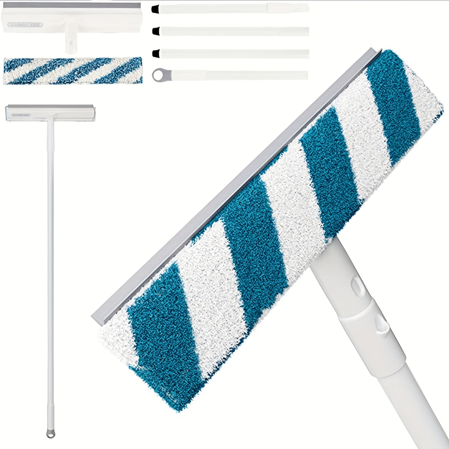 Window Squeegee and Microfiber Scrubber Window Cleaning Equipment