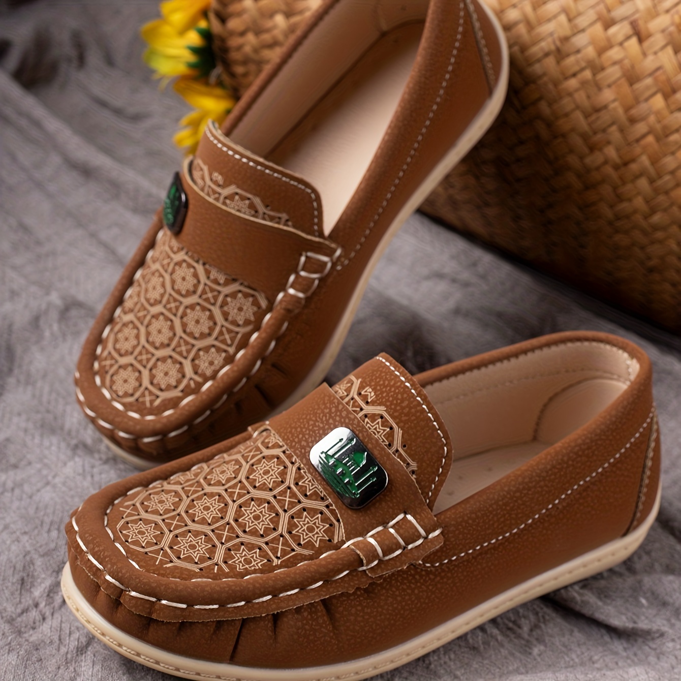 Casual Slip On Low Top Loafer Shoes For Boys, Lightweight Comfortable Non  Slip Flat Shoes For Indoor Outdoor, All Seasons - Temu Czech Republic