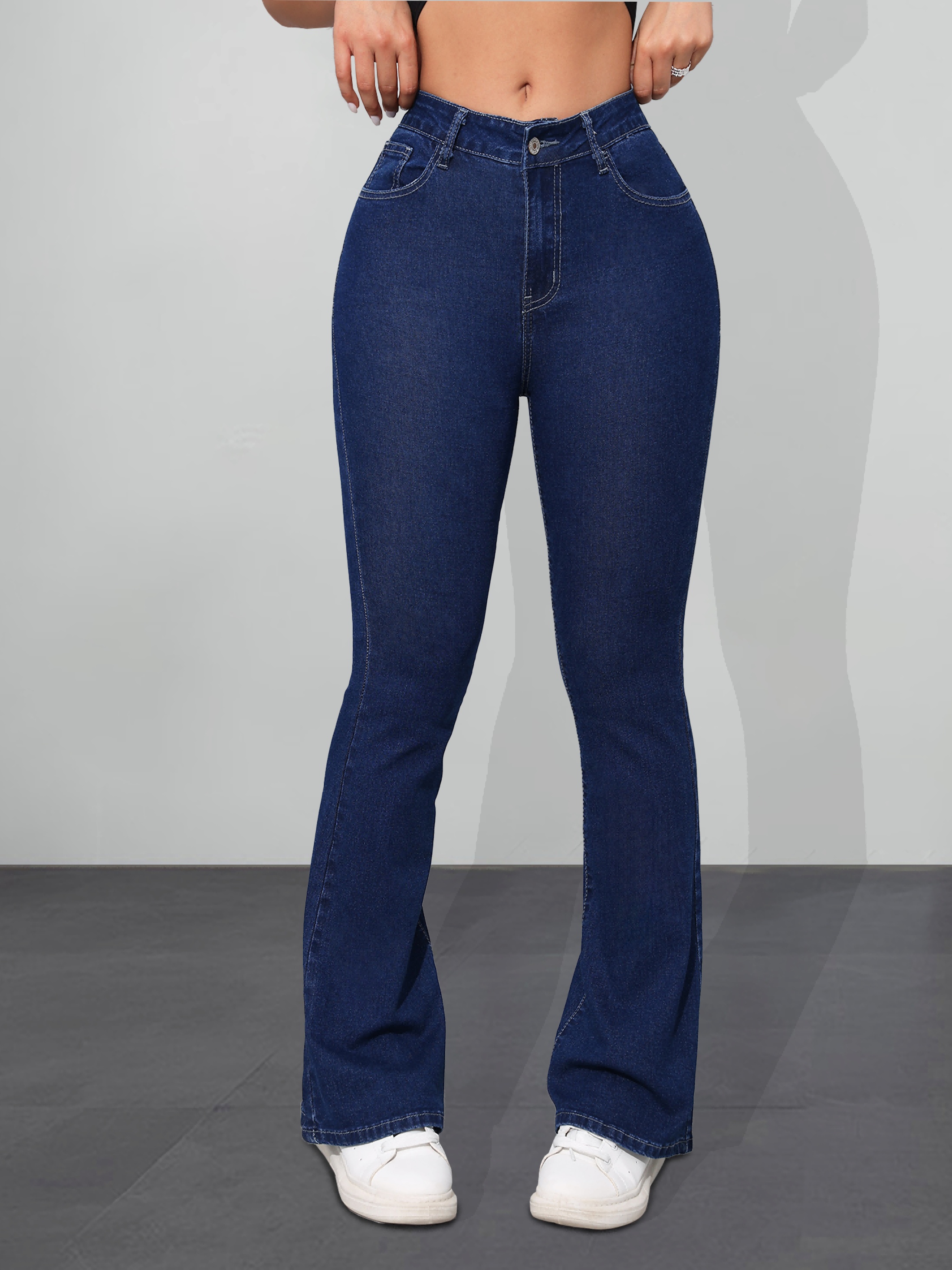 Super flare store plus size jeans