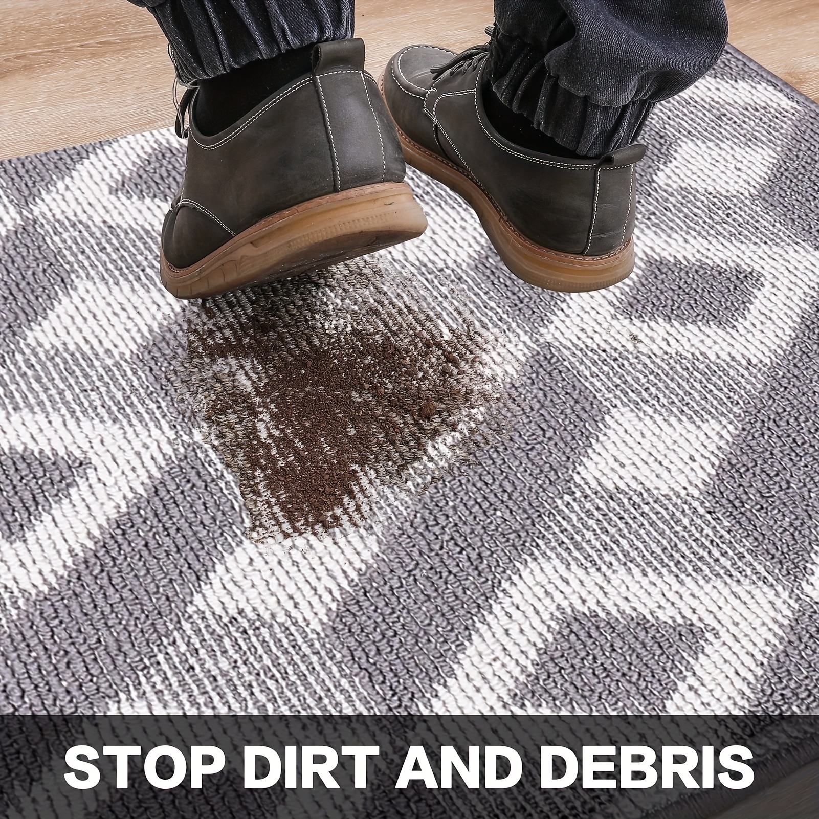 Indoor Door Mat Pet Mat Mud And Dirt Super Absorbent - Temu