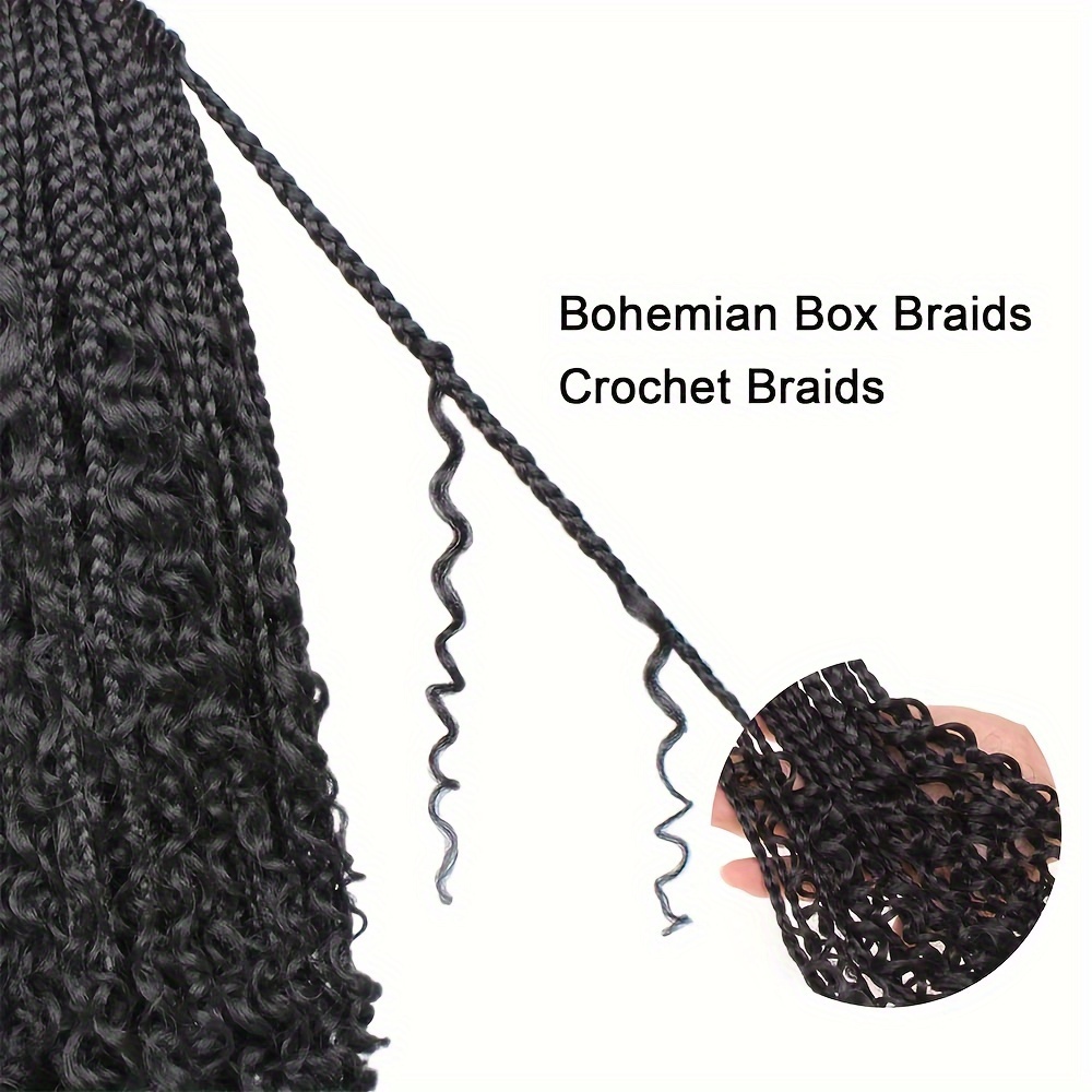 Wakego 18 Inch Bohemian Box Braiding Hair For Goddess Braids