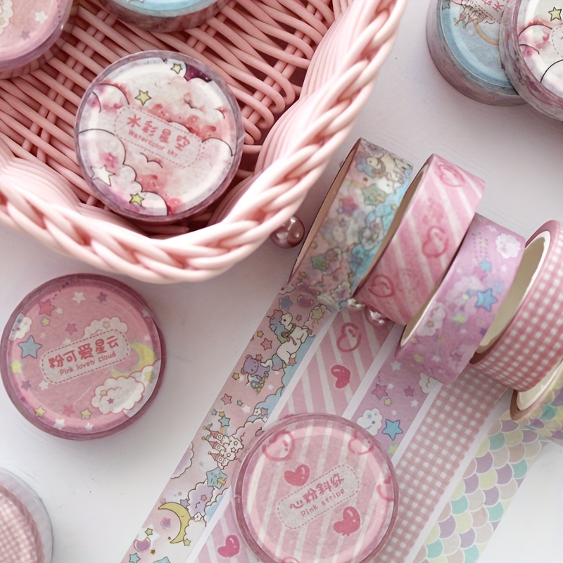 Washi Tape Creative Journal Tape Cute Journal Tape Diy - Temu