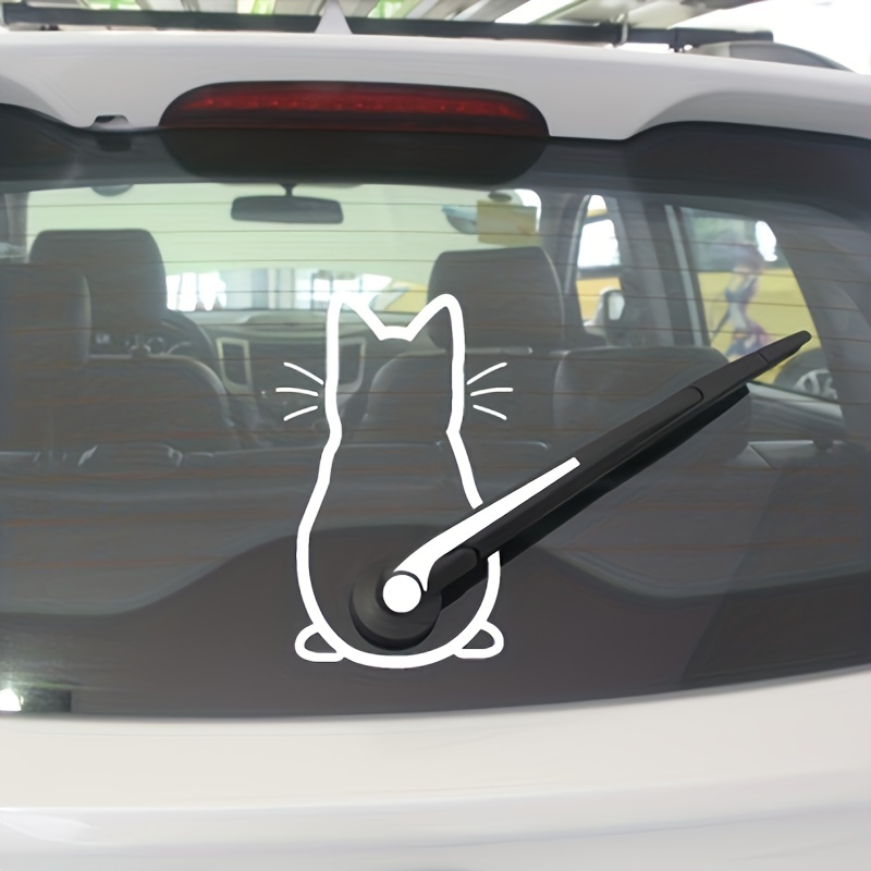 

Add Some Fun To Your Ride With This Adorable Puppy Dog Car Rear Windshield Wiper Decal!
