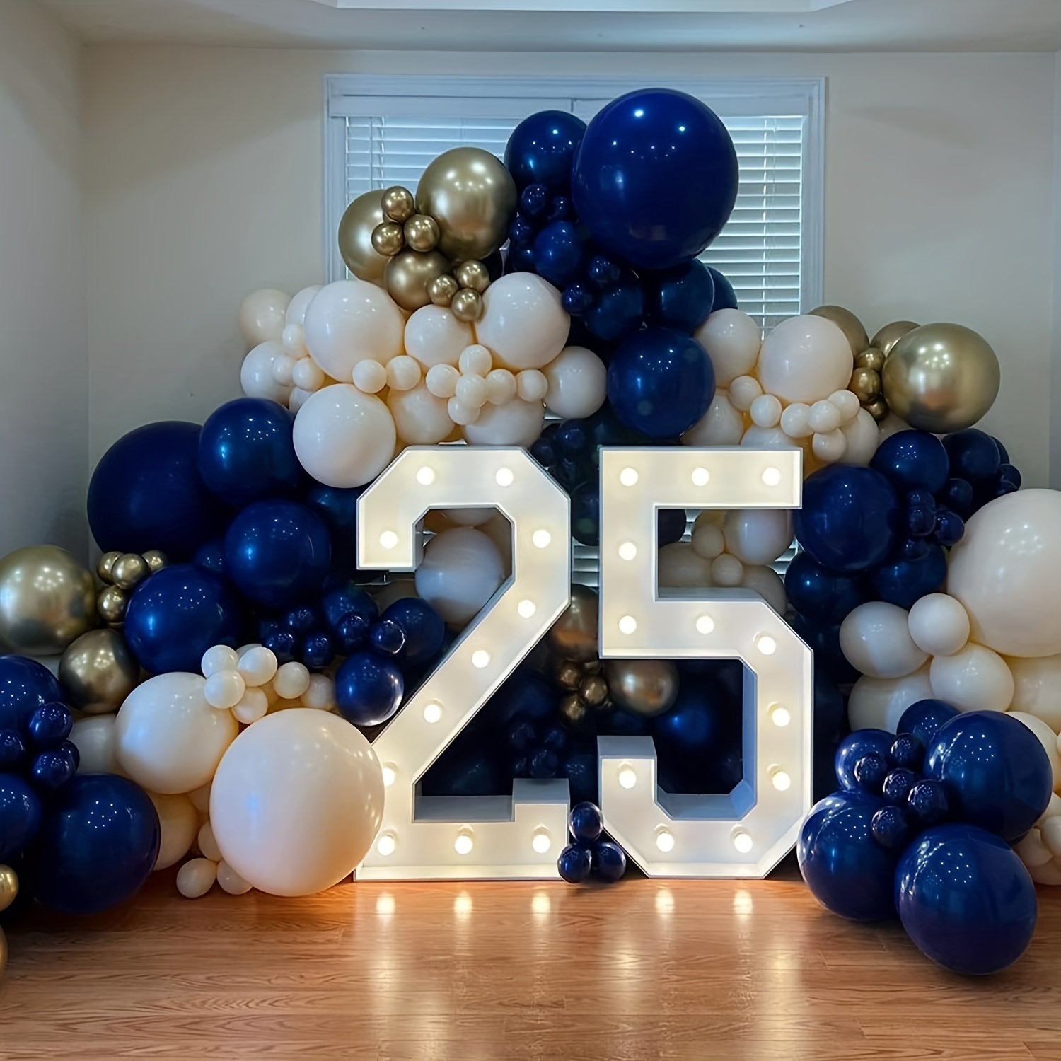 Navy Blue Balloon Garland Kit Balloons Birthdays Weddings - Temu