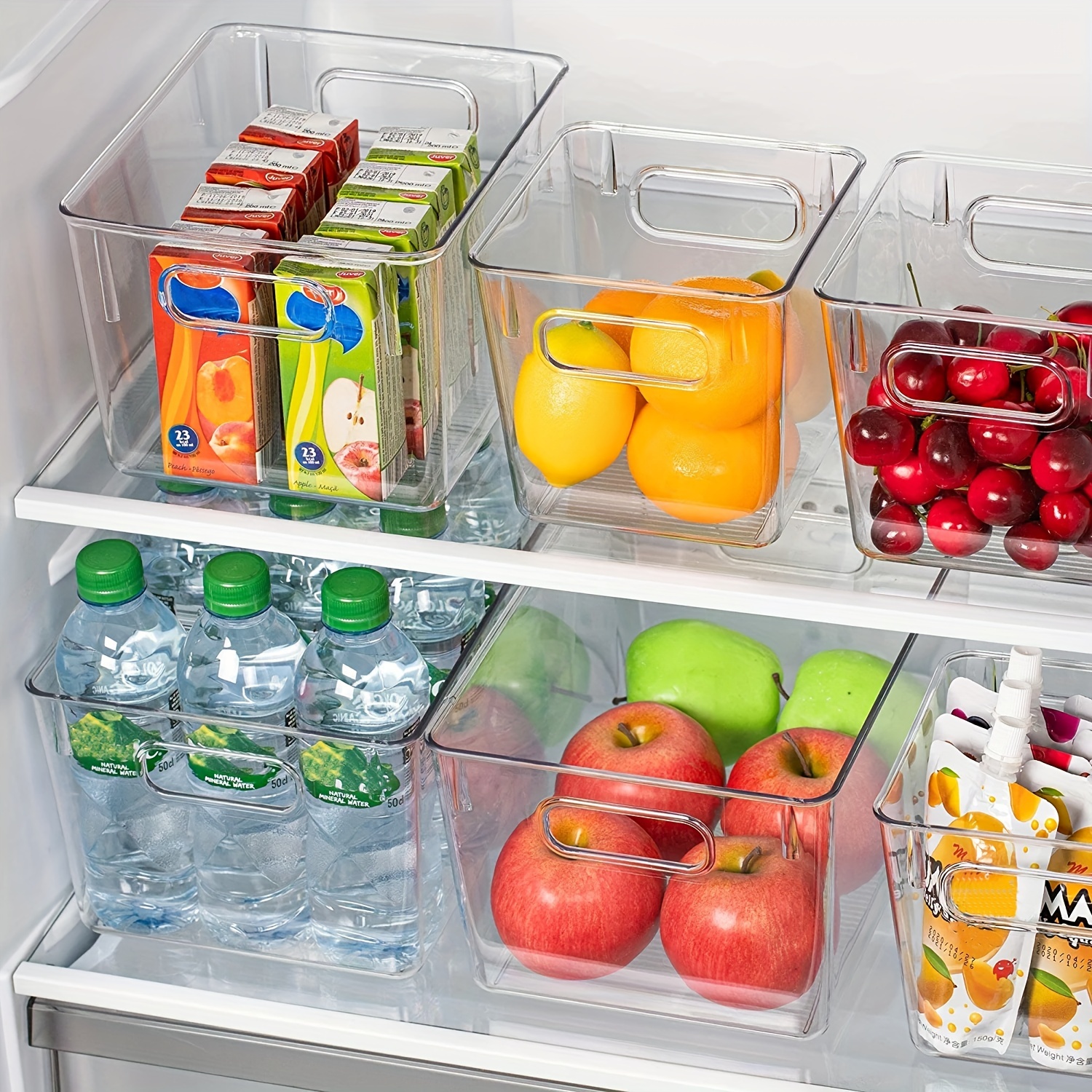 Plastic Storage Bins With Handles – Bpa free Perfect Kitchen - Temu