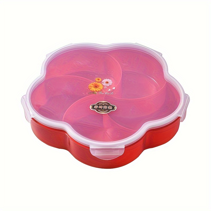 Multi Compartment Snack Tray Snack Storage Box Dried Fruit