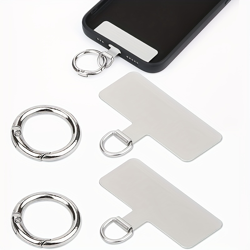  Phone Tether with 2 Patch and Silicone Phone Holder,2