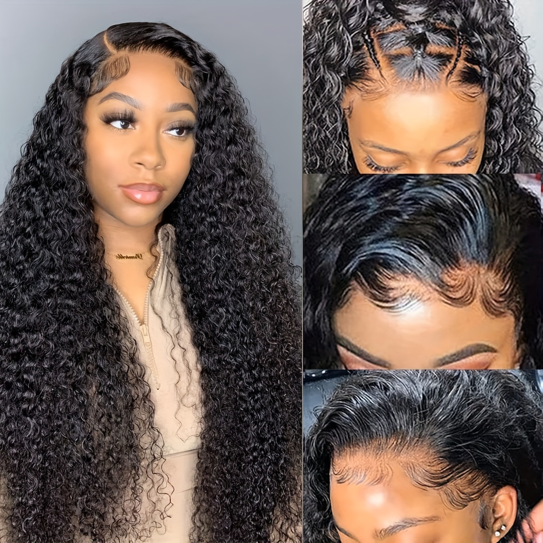 Hd Transparent 360 Lace Frontal Wig Pre plucked - Temu