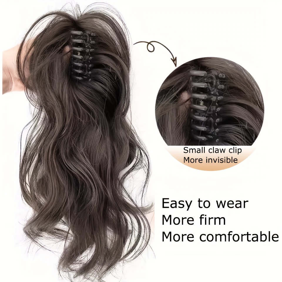 Long Curly Wavy Clip In Ponytail Extensions