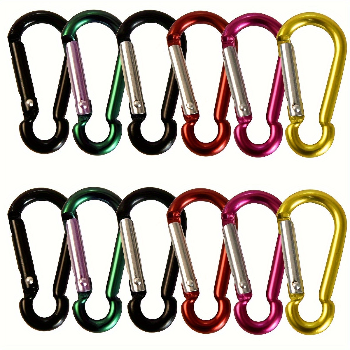 10 Stück Edelstahl-s-typ-karabiner Mit Schloss, Mini-schlüsselanhänger-haken,  Anti-diebstahl-schnalle-schlüsselwerkzeug Für Outdoor-camping Und  Backpacking, Schnelle Und Sichere Online-kasse