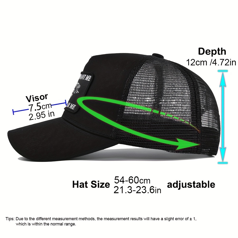 1pc Trendy Printed Fish Pattern Baseball Cap, Breathable Mesh Outdoor  Casual Men's Mesh Hats