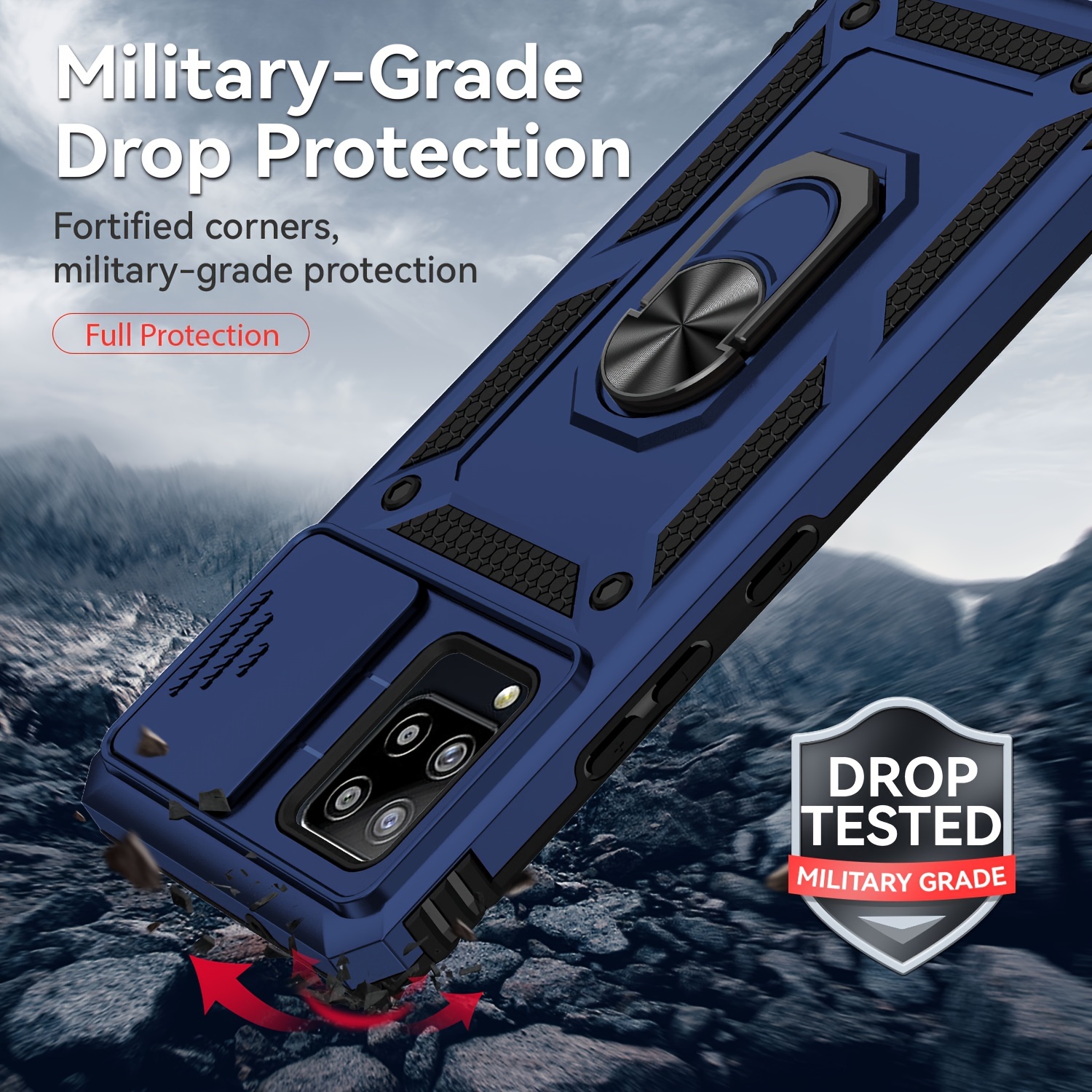 Military Grade Drop Protection: Durable Shockproof Phone - Temu