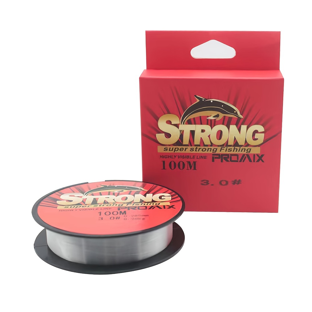 100m/328ft Invisible Strong Nylon Fishing Line, Fishing Tackle For Saltwater
