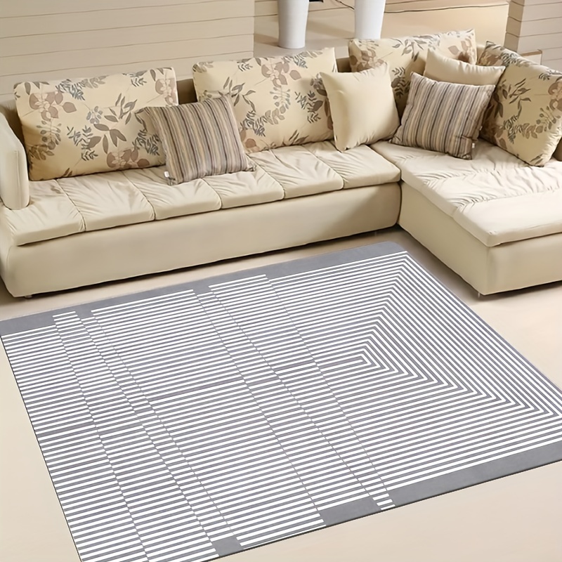 White Rugs Living Room, Floor Decor Mat Tapetes