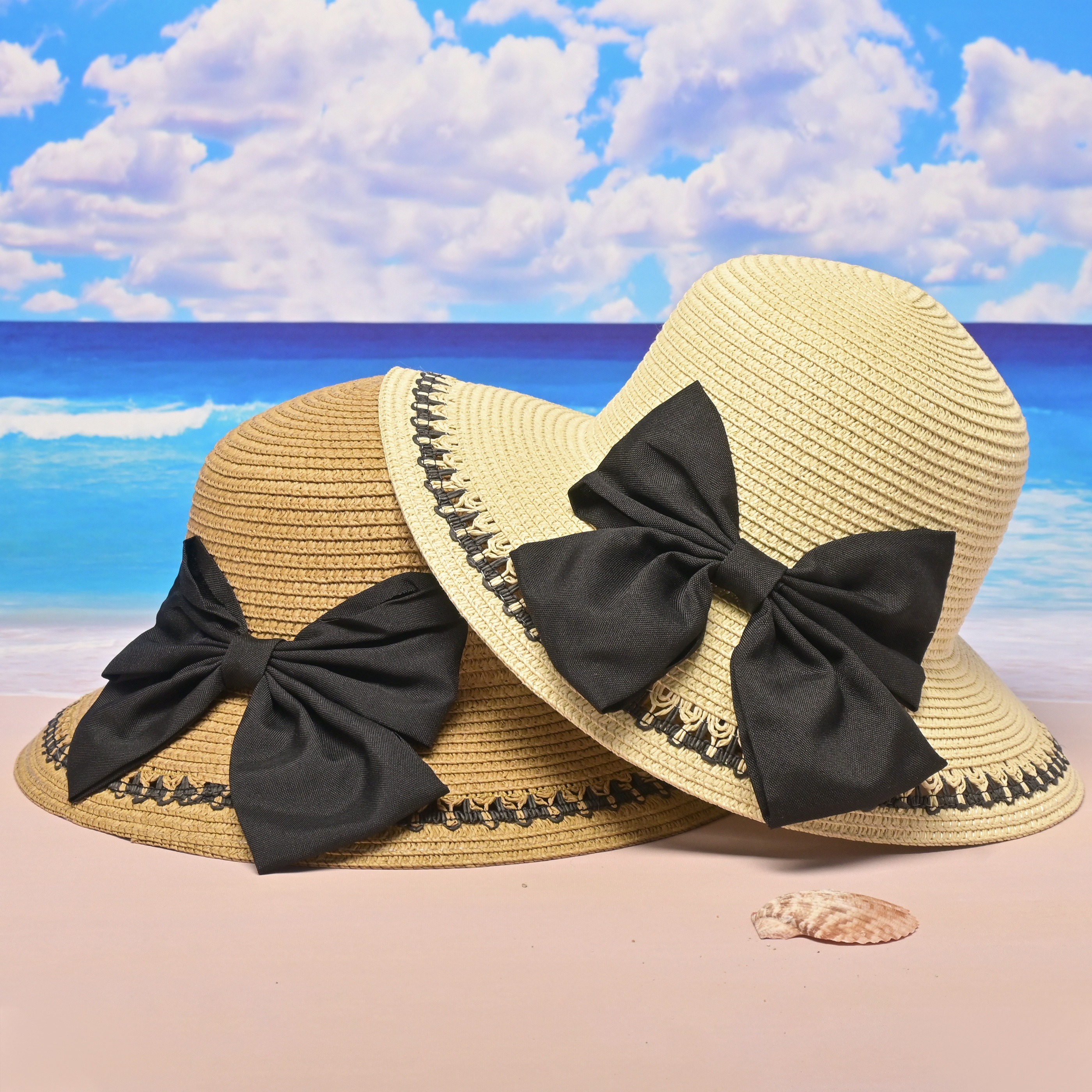 Straw Hat Womens Summer Foreign Style Sunscreen Fisherman - Temu Canada