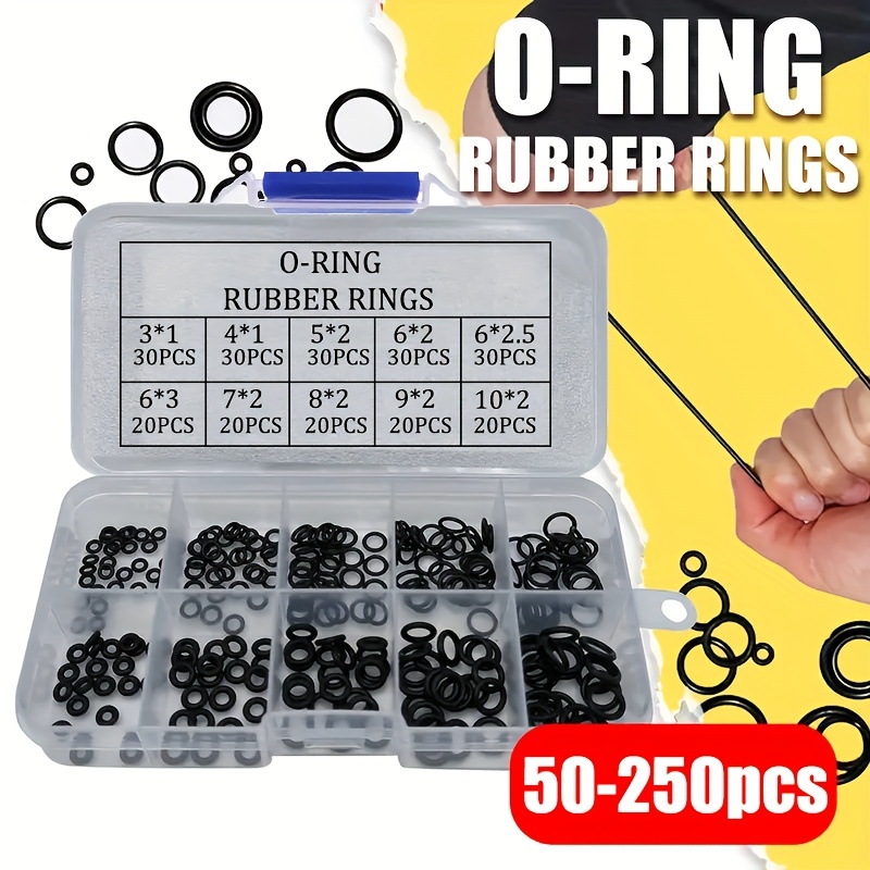 15 Kinds Boxed Nitrile Silicone Rubber O ring Repair Kit - Temu