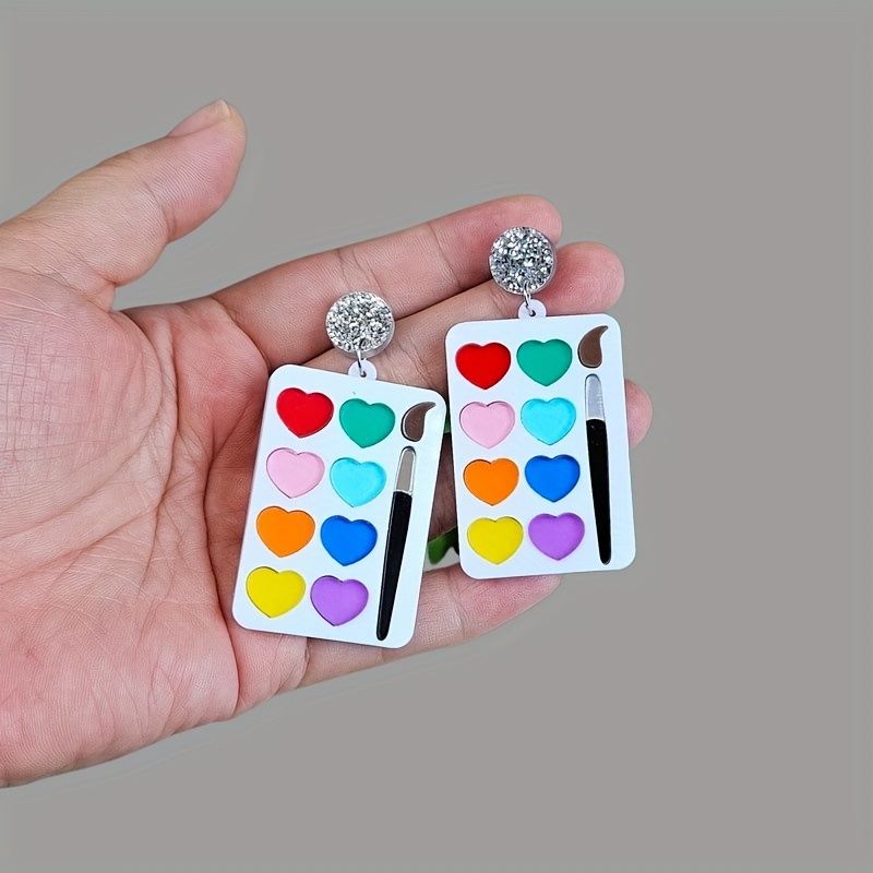 Tiny Paint Set Earrings – Kroped