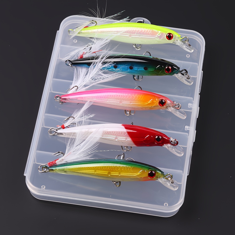 TCMBY Fishing Lure Tackle Baits Kit for Freshwater Fishing Tackle