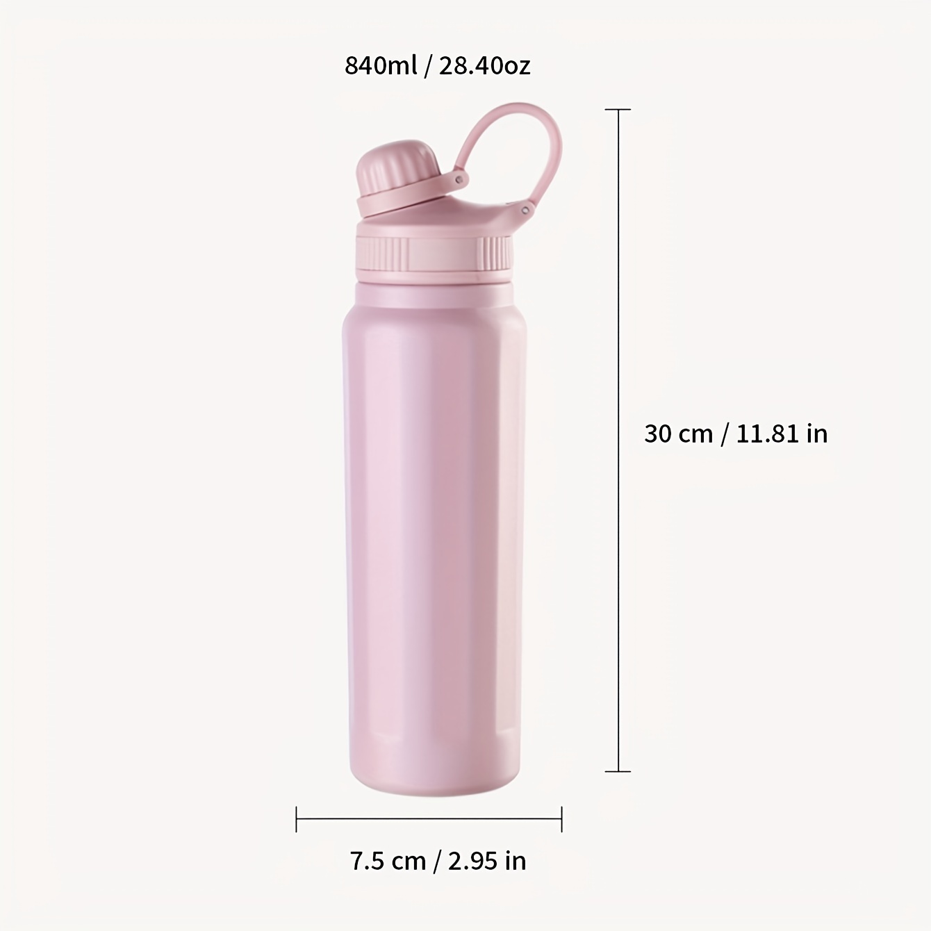 Stainless Steel Straw Cup Thermocooler Vacuum Flask - Temu